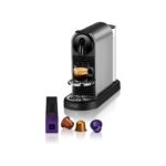 NESPRESSO DE'LONGHI CitiZ EN220.T Koffiecapsulemachine - Platinum Titan - 4 Kopmaten - Eco-Modus
