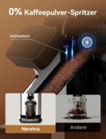 Neretva Elektrische Koffiemolen met Kegelmahlwerk - 40 Maalgraden - Antistatisch - Edelstaal - Afbeelding 4