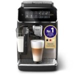 PHILIPS LatteGo 3300 Volautomatische Koffiemachine Zwart/Chrom – 6 Specialiteiten & Keramisch Maalwerk