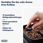 De'Longhi Magnifica Evo ECAM292.33.SB Volautomatische Koffiemachine - 5 Dranken, Geïntegreerd Maalwerk - Afbeelding 3
