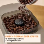 KRUPS Coffee Crush Extra Volautomatische Koffiemachine 15 cm Maalwerk Espresso Lungo Beige - Afbeelding 7