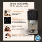 KRUPS Coffee Crush Extra Volautomatische Koffiemachine 15 cm Maalwerk Espresso Lungo Beige - Afbeelding 3