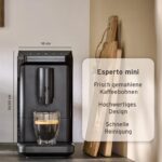 Tchibo Esperto mini Volautomaat Zwart - Kleinste Koffiemachine 16cm met Maalbonen & Touch-Display - Afbeelding 3