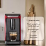 Tchibo Esperto mini Volautomatische Koffiemachine Rood - 16 cm breed met Maalbonen & Probierset - Afbeelding 3